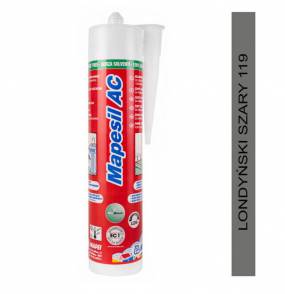 Silikon Mapesil AC kolor 119 (londyński szary) Mapei 310ml