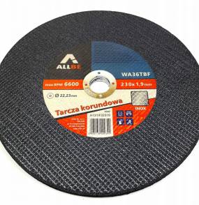 Tarcza 230/1,9 do cięcia metalu ALLBE 1 sztukaTarcza 230/1,9 do cięcia metalu ALLBE 1 sztuka