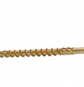 Wkręt WKCP do drewna złoty 8x360 z łbem stożkowym i gniazdem TX (opak 50szt) 1 sztuka