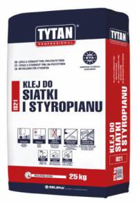 Tytan professional IS21 klej do siatki i styropianu 25kg szary x 48 sztuk (1 paleta)