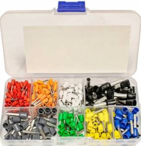 Zestaw tulejek zaciskowych 400szt końcówki z izolacją