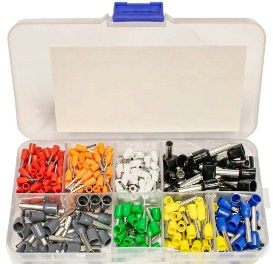Zestaw tulejek zaciskowych 400szt końcówki z izolacją