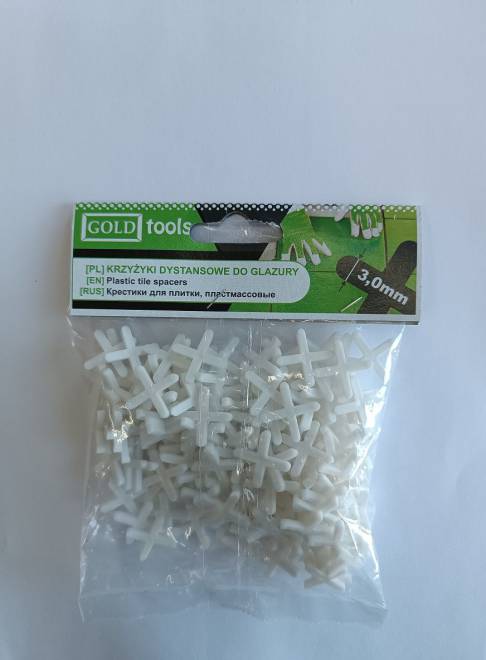 Krzyżyki dystansowe 3mm opak. 150 szt