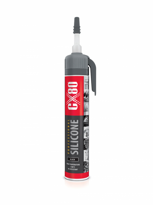 Silikon professional 210g czarny 60140 CX80