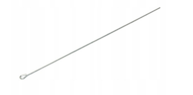 Pręt mocujący wieszak obrotowy 75cm drut z oczkiem