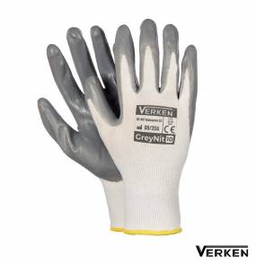 Rękawice ochronne robocze Verken GreyNit r. 10 (XL) 1 para