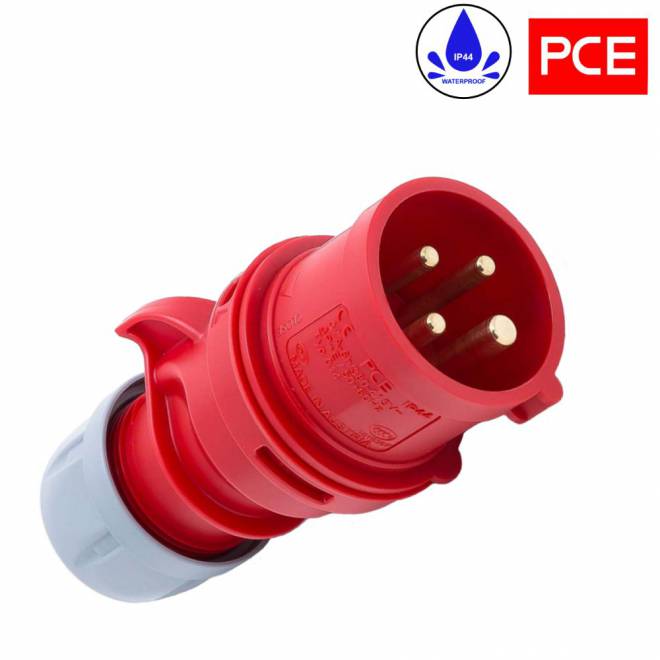 Wtyczka siłowa IP44 Pce 32 A 400V 024-6