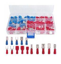 Zestaw konektorów izolowanych cylindrycznych 140szt