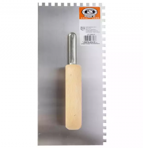 Paca nierdzewna zębata 127128E12 Olejnik ząb 12x12mm rączka drewniana