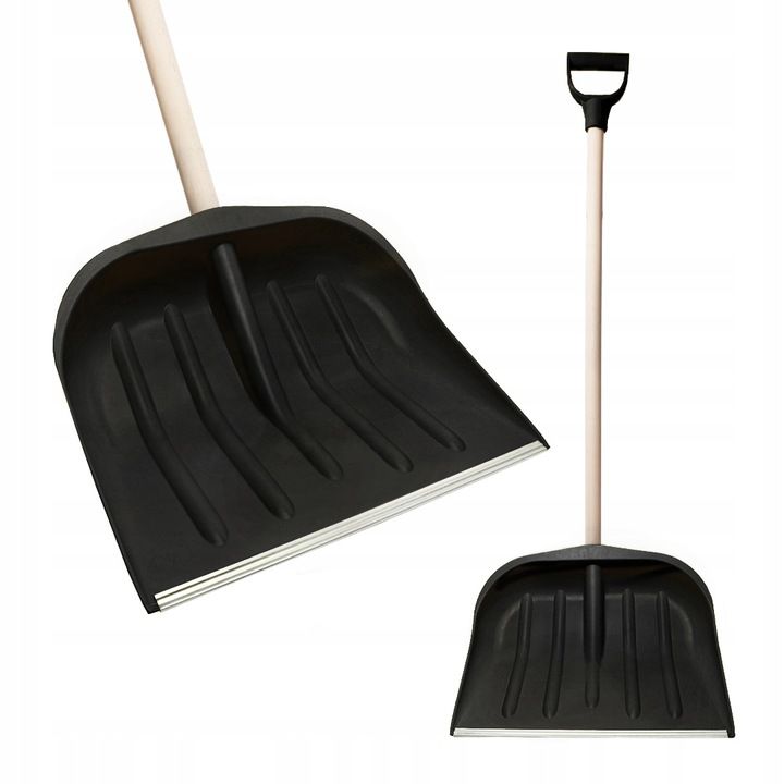 Łopata śniegowa 50x90cm trzon drewniany