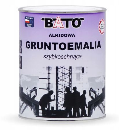 BATO gruntoemalia alkidowa szybkoschnąca RAL 6002 (zielony) 0,8l