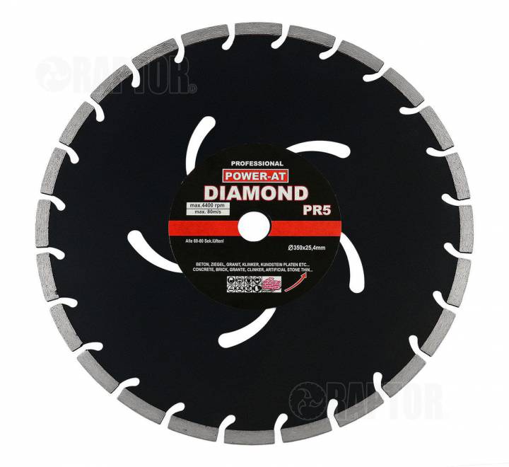 Tarcza diamentowa segmentowa 350x25,4