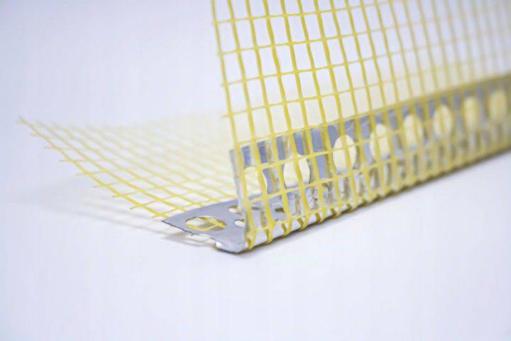 Narożnik elewacyjny ALU z siatką 7x7cm dł. 2,5m