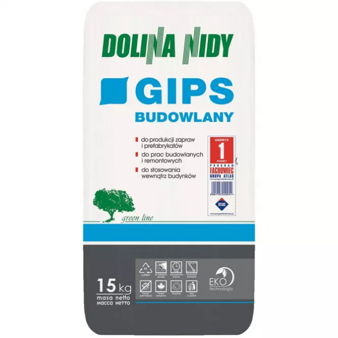 Gips budowlany Dolina Nidy 15kg