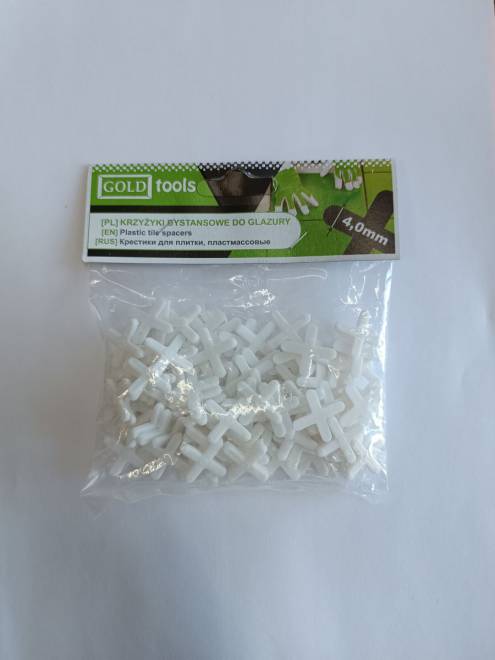 Krzyżyki dystansowe 4mm opak. 100 szt