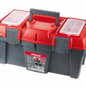 Skrzynka na narzędzia czerwona Proline 18” 45,8x25,7x22,7cm