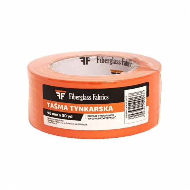 Taśma FF tynkarska elewacyjna pomarańczowa 38mm x 50yd