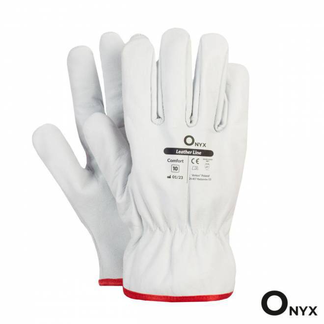 Rękawice ochronne robocze Verken Comfort skórzane r. 10 ( XL) 1 para