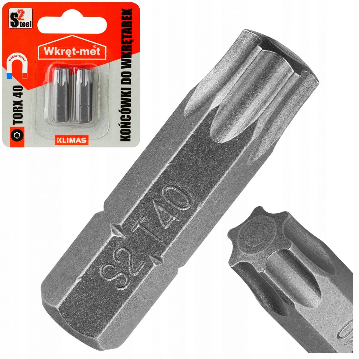 Końcówka do wkrętarki TX-40S2 Klimas 2szt